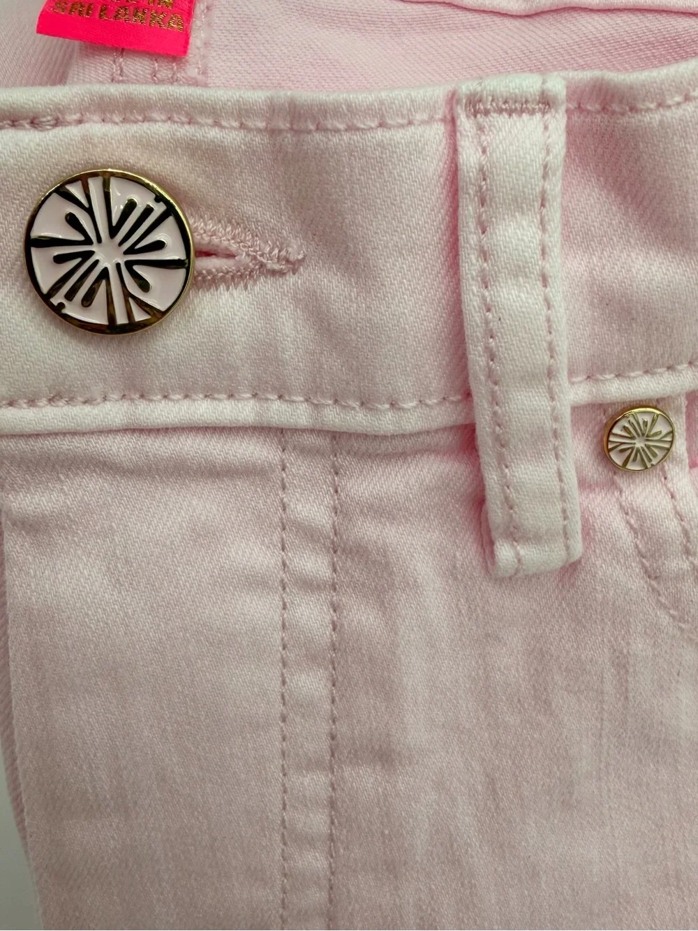 Lilly Pulitzer Women's Annet High-Rise Crop Flare Misty Pink size 10